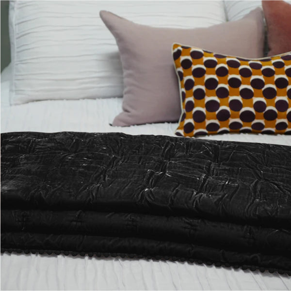 CRUZ VELVET COMFORTERS & COVERLETS