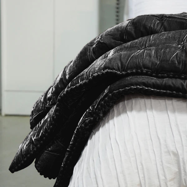 CRUZ VELVET COMFORTERS & COVERLETS