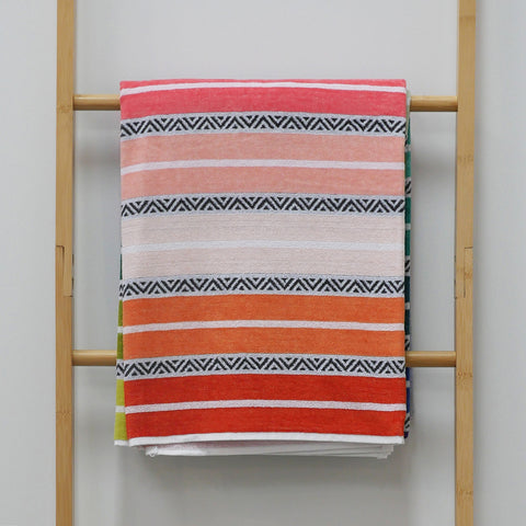 BEACH TOWEL - MULTI STRIPE